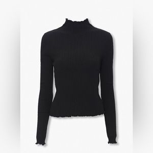 Forever 21 Lettuce Edge Long Sleeve